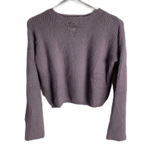 Charlotte Russe cozy crop sweater SM